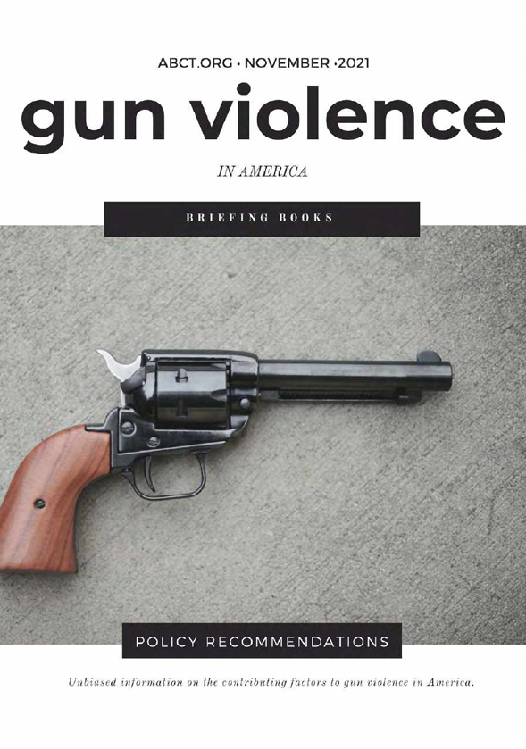 briefing book on gun violence
